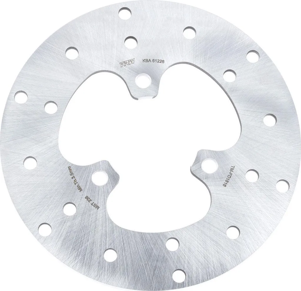 Disque de frein TRW rond rigide DF4104 pour moto ABE de route