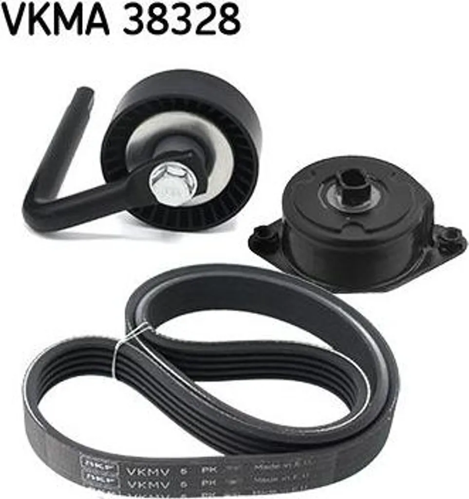 Kit Courroie Accessoire BMW E46 E39 X5 SKF VKMA 38328 Qualité Origine OE