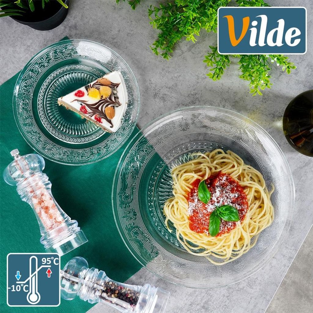 Vilde | Dessertteller 6er Set - Ø 18 cm
