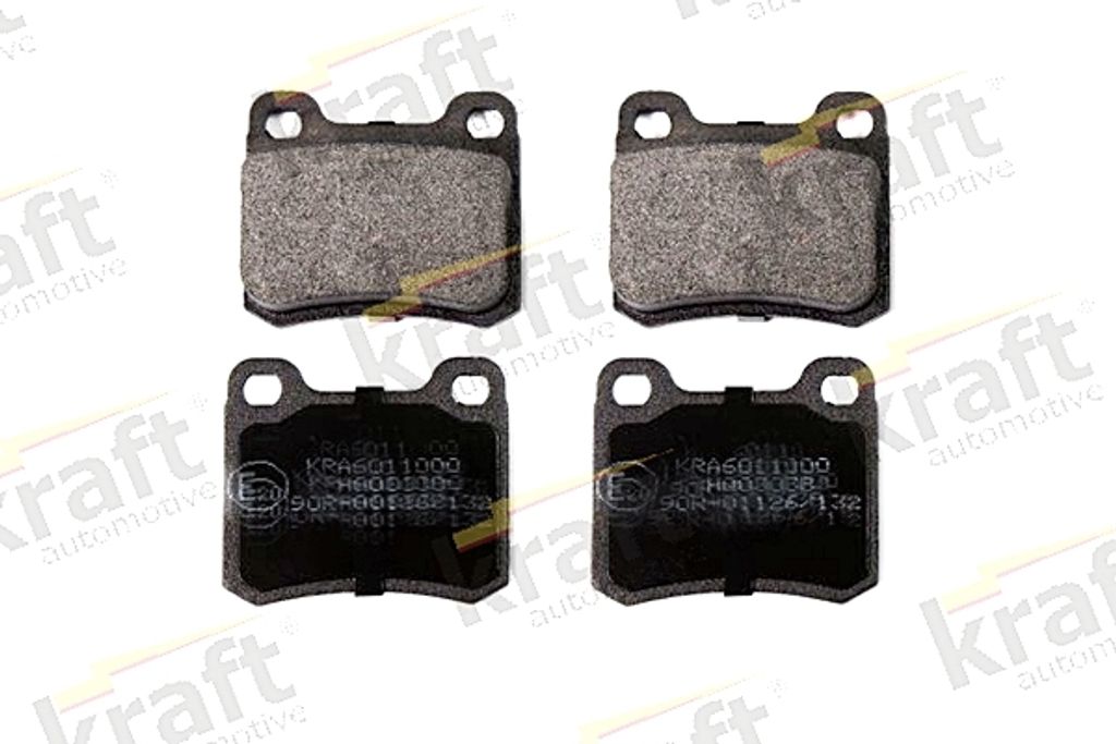 KRAFT Bremsbeläge Satz Hinten Bremsklötze passend für MERCEDES-BENZ 190 (W201) 6011000