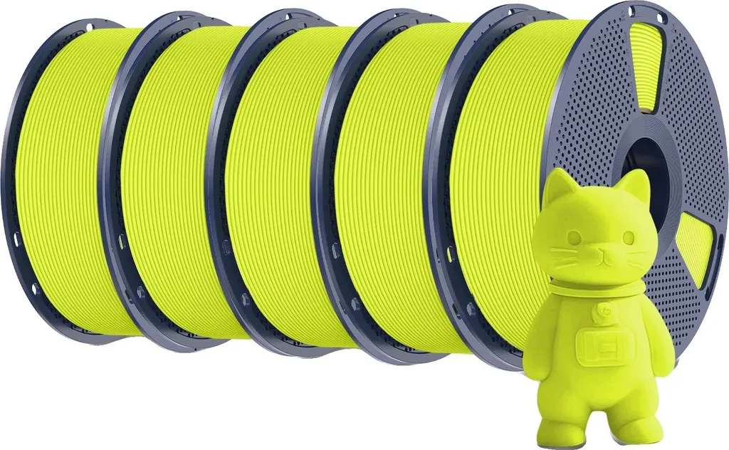 Filament PLA Jaune pour modélisme et prototypage 3D - Bobine de 1000g