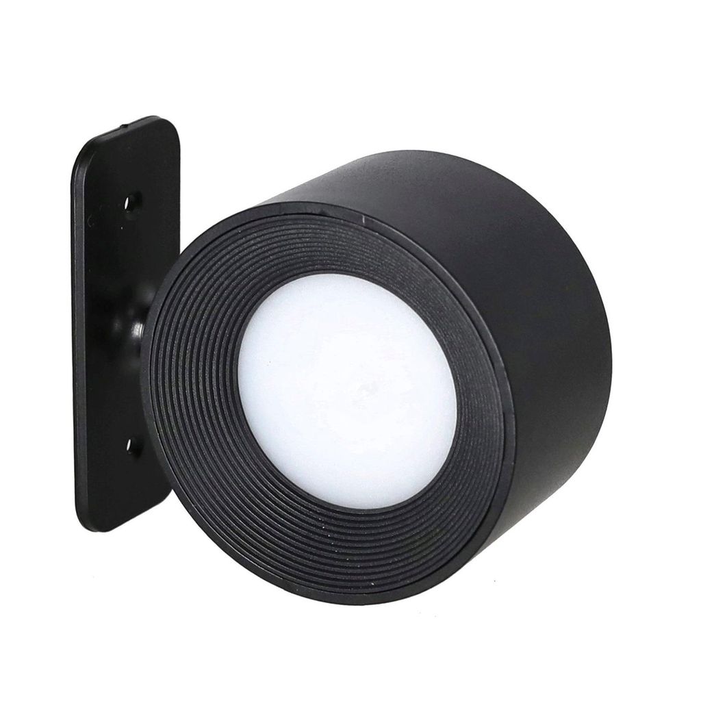 LED Akku Wandlampe Schwarz 360° mit Magnet Warmweiß 3 Produktbild 