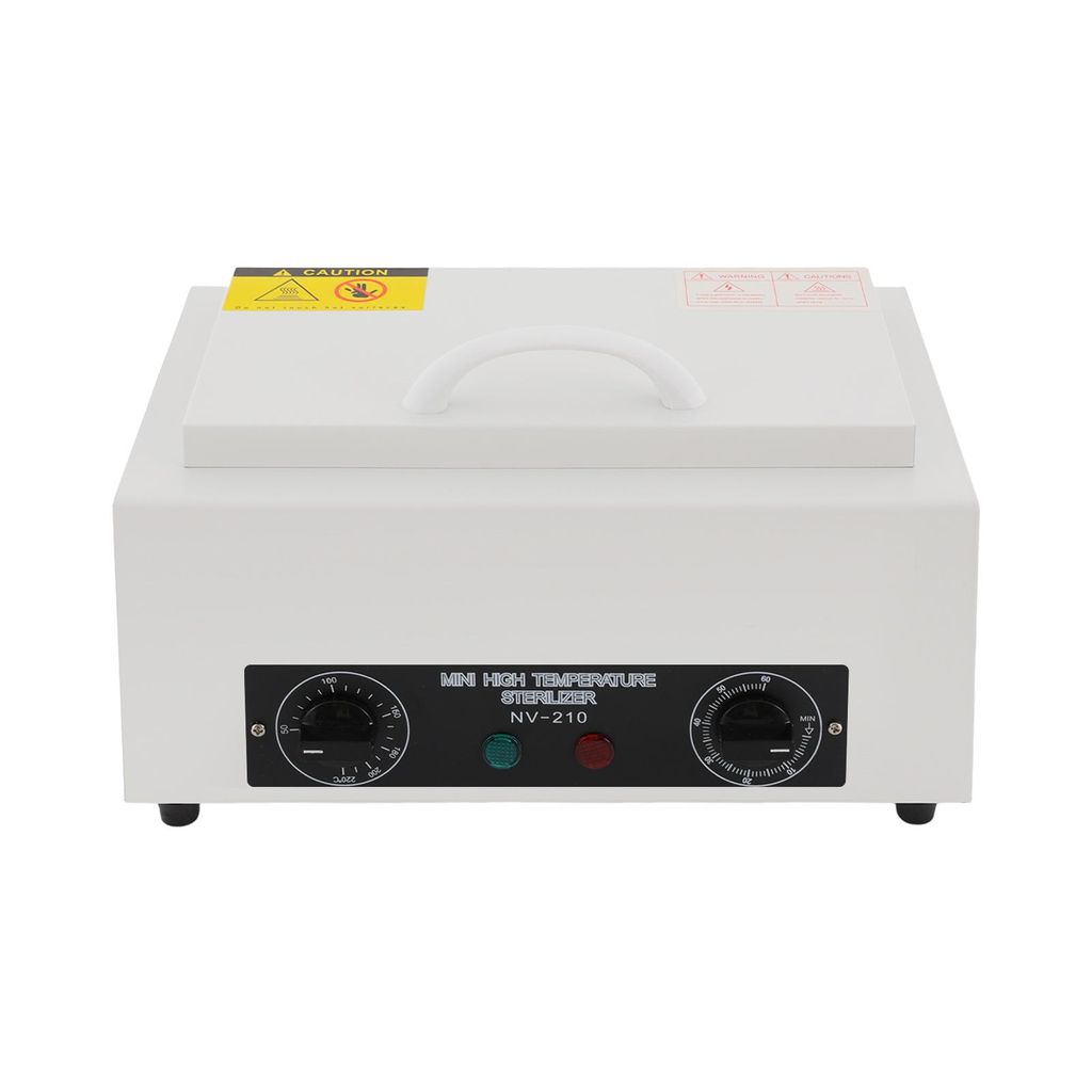 Heißluftsterilisator 2L – Bis 220°C, 300W, Mit Timer, Für Nagelwerkzeuge & Instrumente