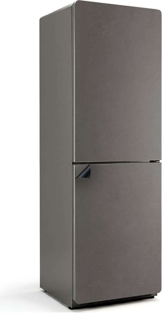 Farbe: Grau – Magnetische Kühlschrank Abdeckung – Dekorfolie magnetisch Küche – Kühlschrank Magnet Deko – selbstklebende Magnettafel –...
