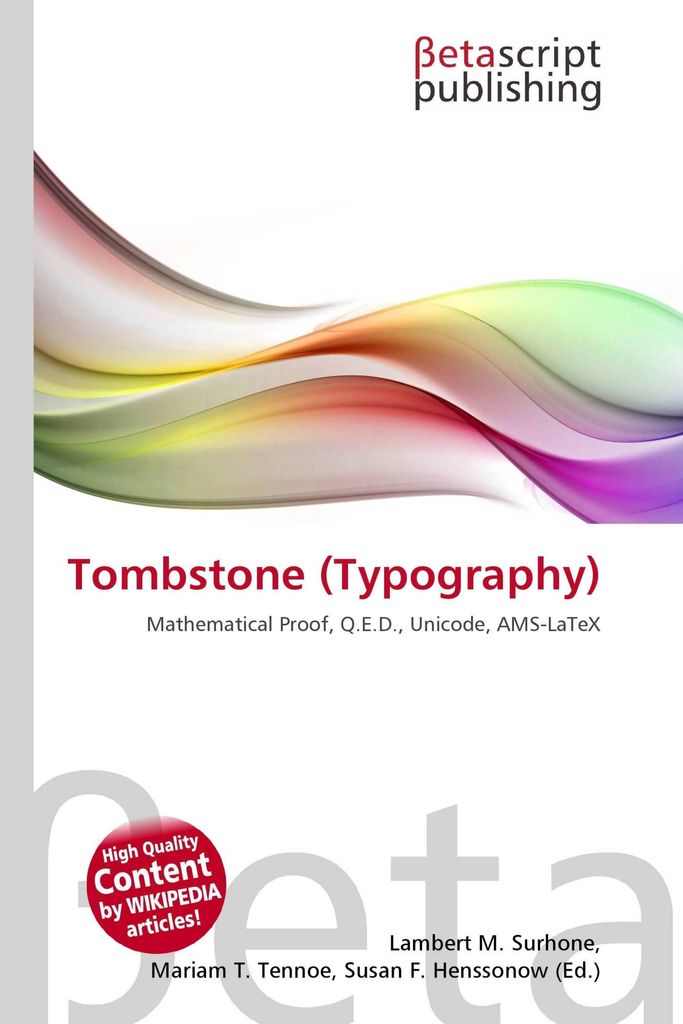 Tombstone (Typography)