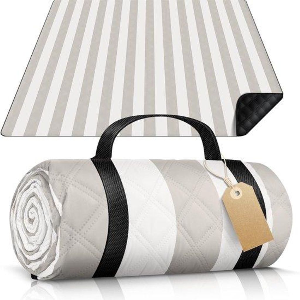 Famanu Picknickdecke 200x200 cm wasserabweisend + isoliert Produktbild 