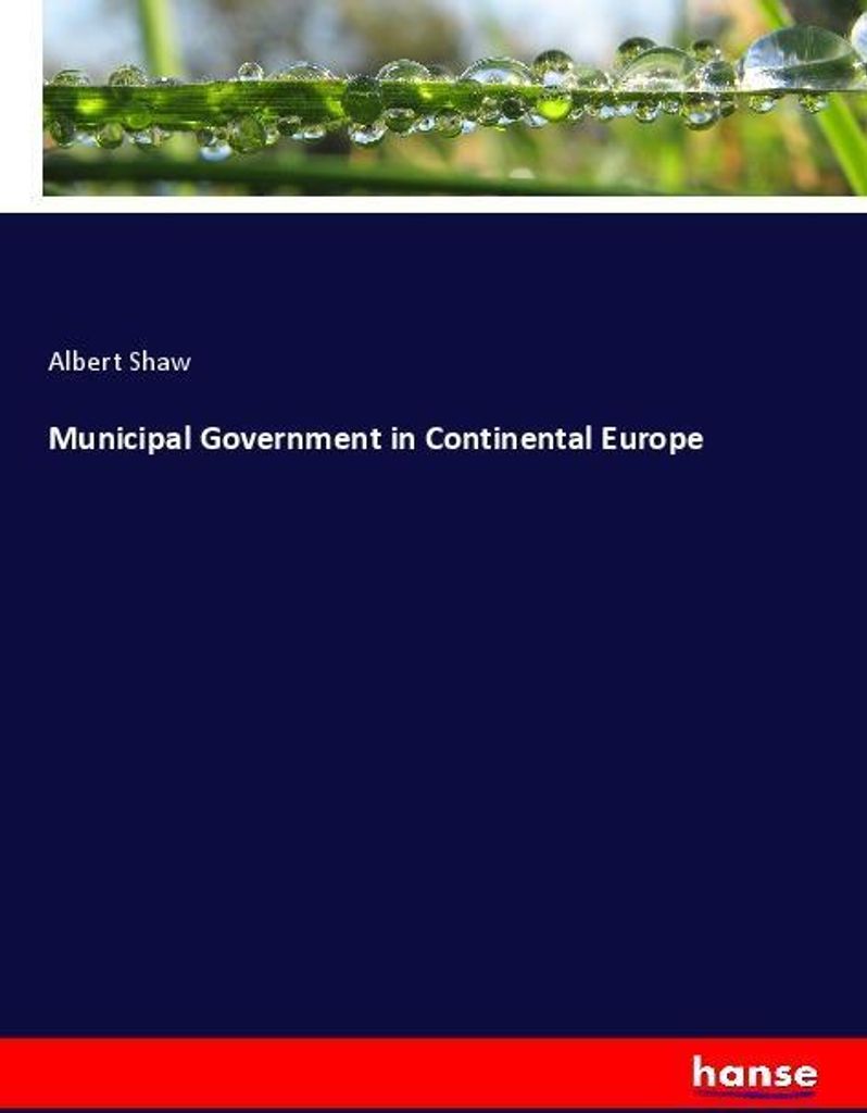 Municipal Government in Continental Europe