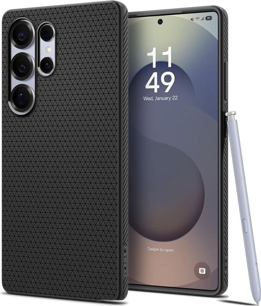 Spigen Liquid Air Hülle für Samsung S25 Ultra - Schwarz Produktbild 