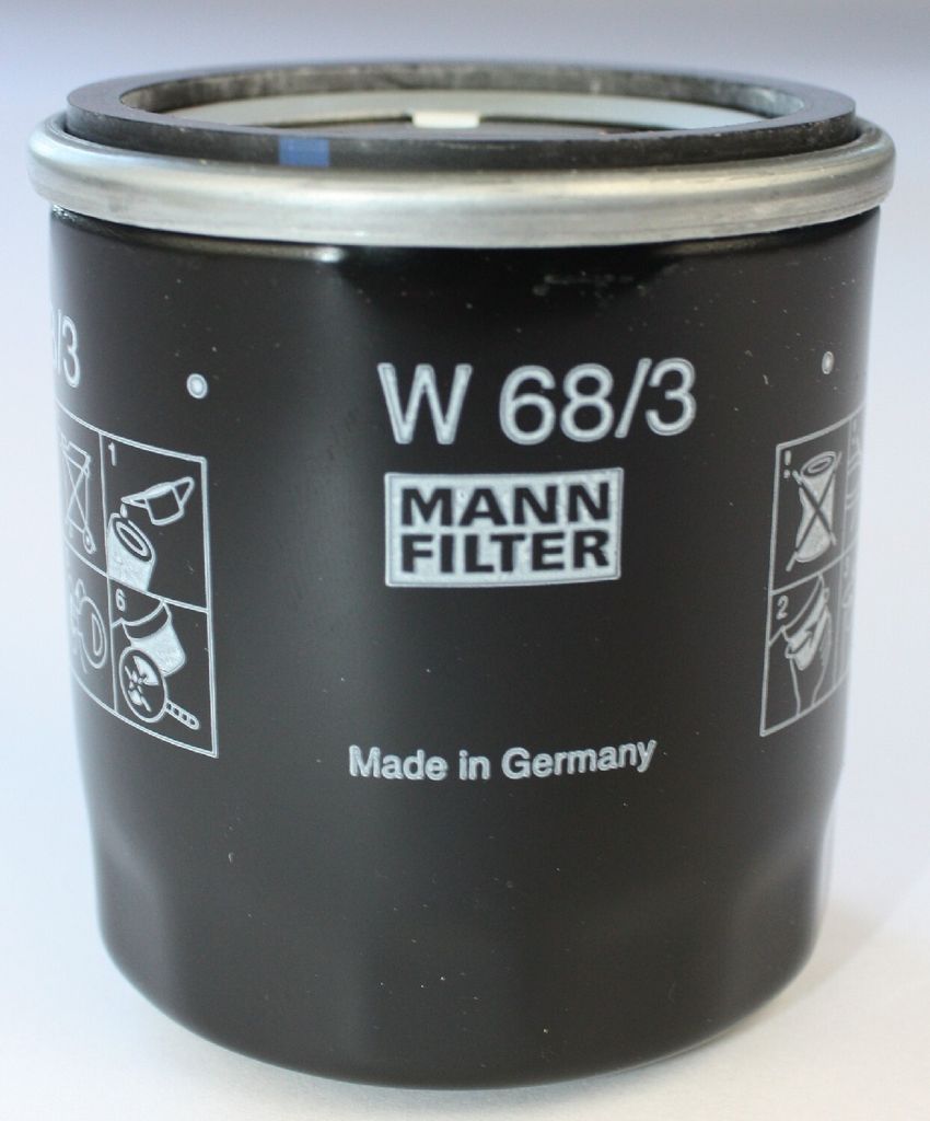 Ölfilter MANN-FILTER W 68/3 Anschraubfilter für FORD Fiesta Produktbild 