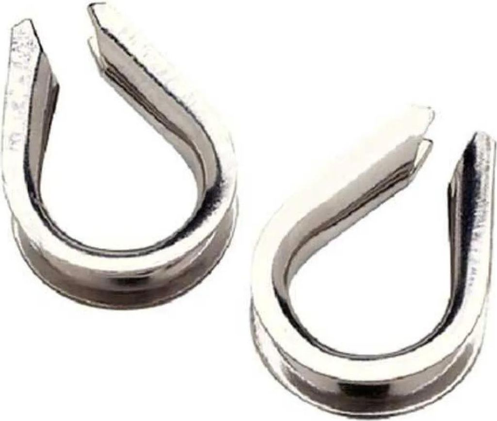 Seachoice Seilkausche Schutz Silber 5 mm Silber 5 mm