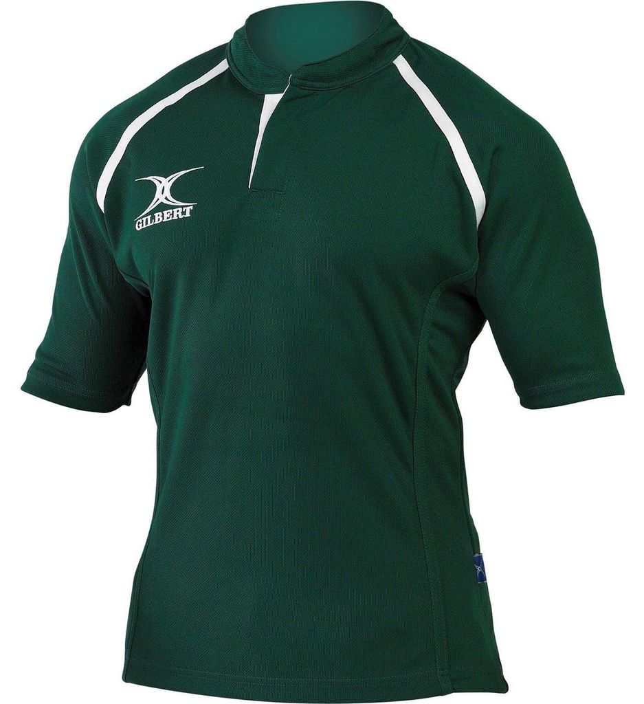 Gilbert - Rugby-Shirt für Herren, kurzärmlig GT17541 (XXS) (Schwarz/Gelb)