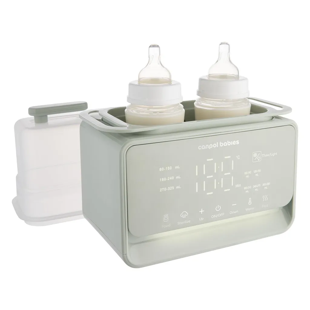 Chauffe-biberon électrique et stérilisateur vapeur Canpol babies 12/218