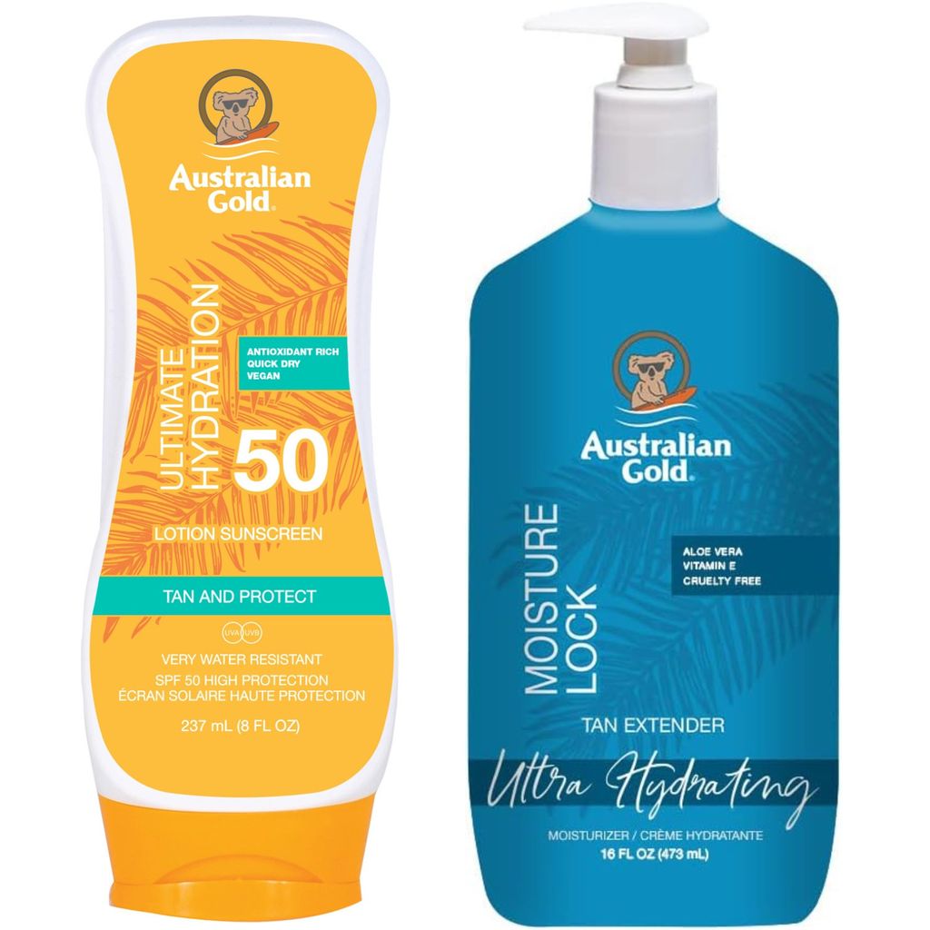 Australian Gold SPF50 Sonnenschutz + Feuchtigkeitsschloss 473ml