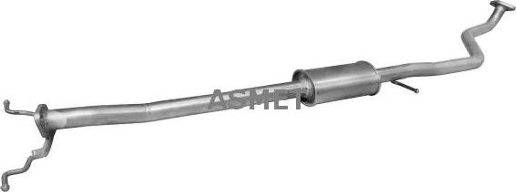 ASMET 28011 Mittelschalldämpfer OE 28650FD300 kompatibel mit Rio