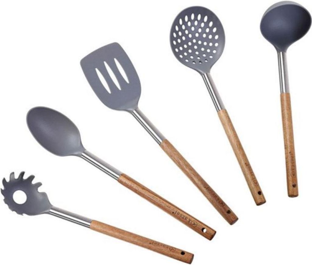 Kuchyňské náčiní Kassel KS 93571, 5 kusů, akáciové Obrázek produktu 