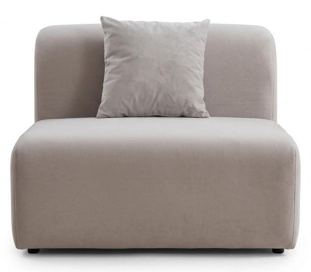 Wohnzimmer-Sofa Moderner Stil Weiß Holzgestell Weich Elegant Entspannend