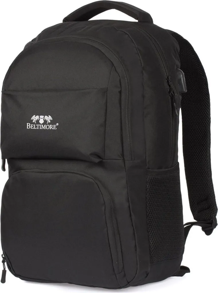 Sac à dos urbain Beltimore x32 - Bagage fonctionnel multi-poches noir