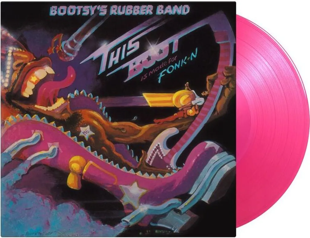 Album Vinyle 33 Tours Bootsys Rubber Band Édition Magenta Numérotée