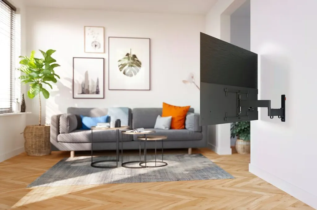 Support TV Mural pour Grand Salon et Angle de Vue Variable TVM3663 L - 3