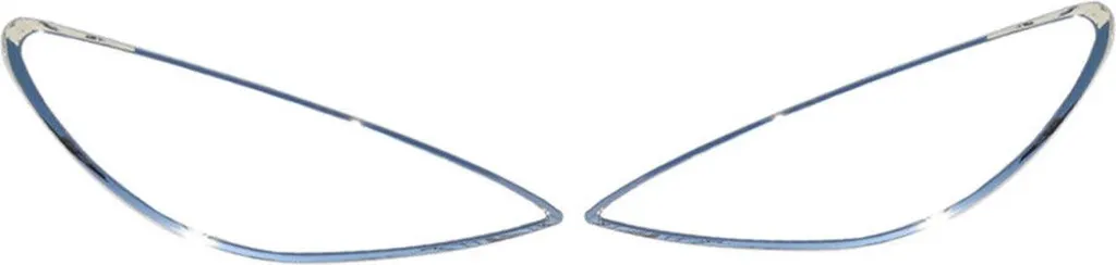 Modanature Fari Peugeot 206 Cromo ABS | Kit 2 Pezzi Destro e Sinistro