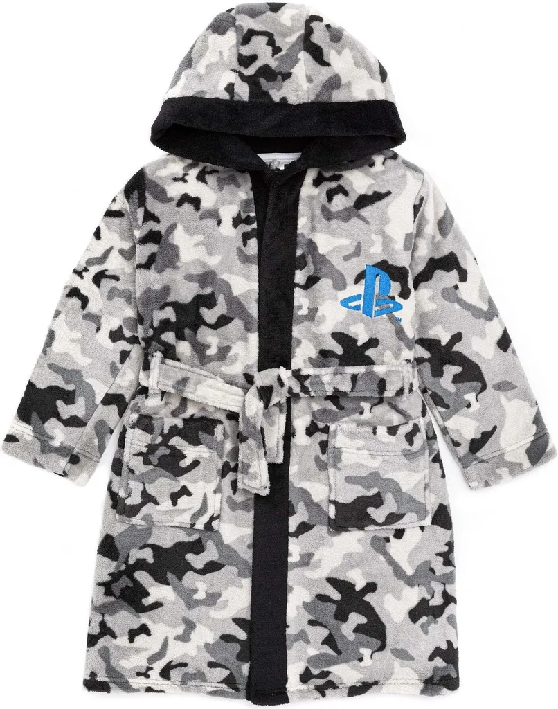 Peignoir Enfant Playstation Chaud et Confortable contre le Froid