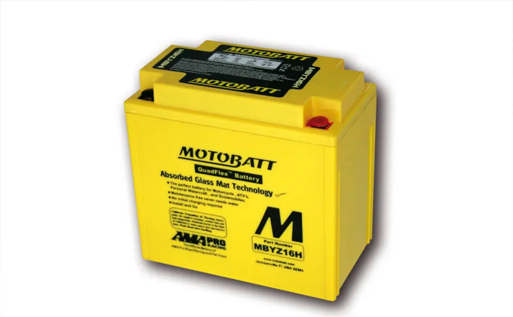 Batteria Motobatt MBYZ16H Quadflex 12V 16.5Ah - Ricambio Alta Qualità