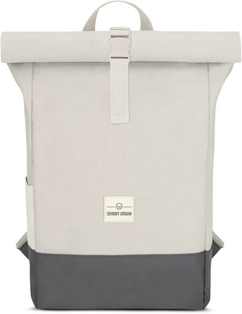 Sac à dos roll-top gris imperméable - Revêtement Tarpaulin et Mesh