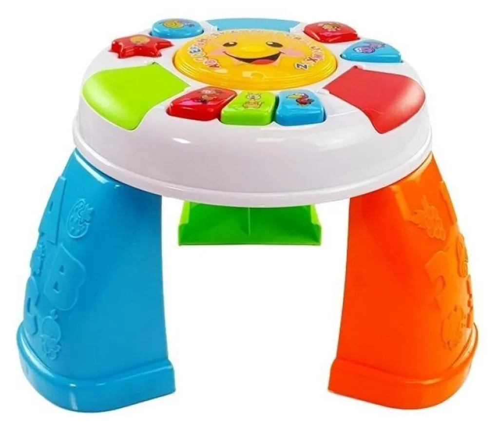 Table d'éveil bébé interactive avec sons variés et touches multicolores - 3