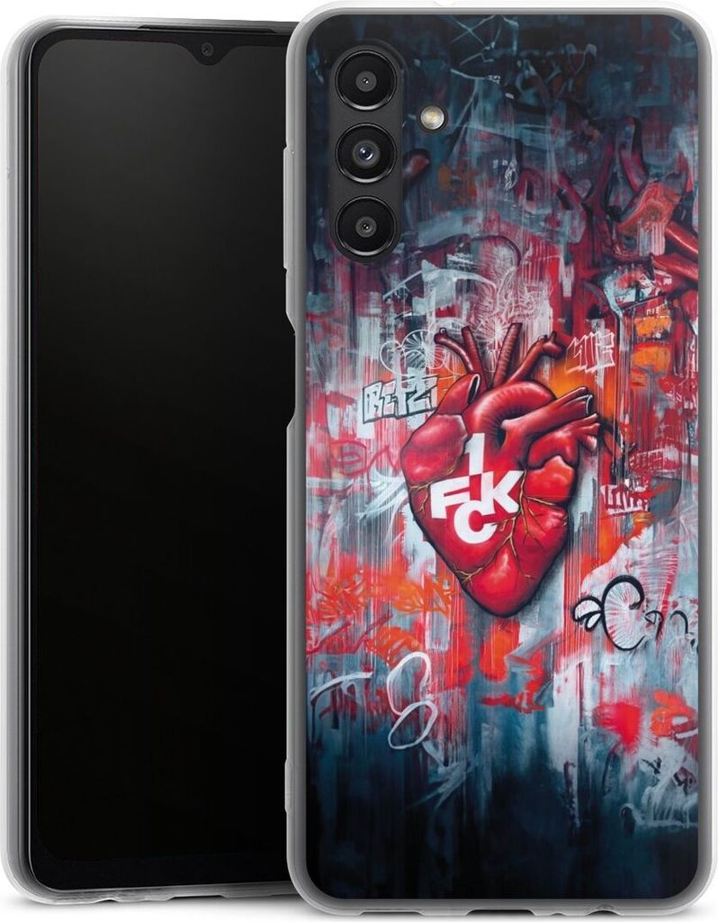 DeinDesign Slim Hülle für Samsung Galaxy A13 5G Silikon Case Ultra Dünn Handyhülle 1. FC Kaiserslautern 1. FCK Herz