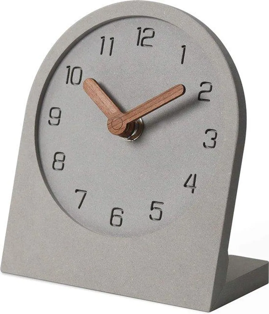Horloge moderne en bois à piles pour décoration de bureau et salon zen