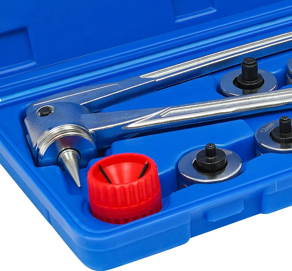 Extenseur de tube polyvalent en acier robuste bleu avec design compact - 4