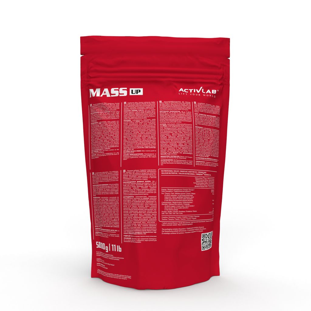 Activlab Mass Up 5000g Kohlenhydrate Kreatin Taurin - Vanille