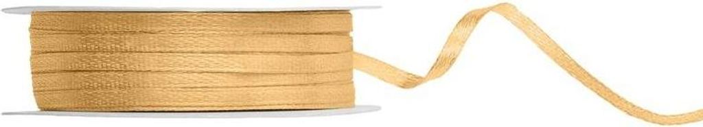 Satinband, hellhonig, 3mm/50m Produktbild 