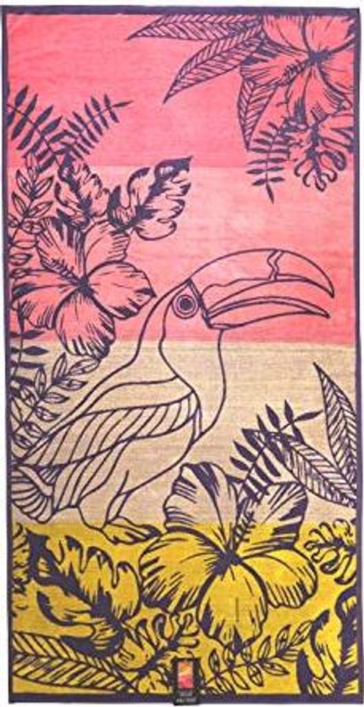 jilda-tex Strandtuch/Badetuch (Tropicana) 90 x 180 cm Produktbild 