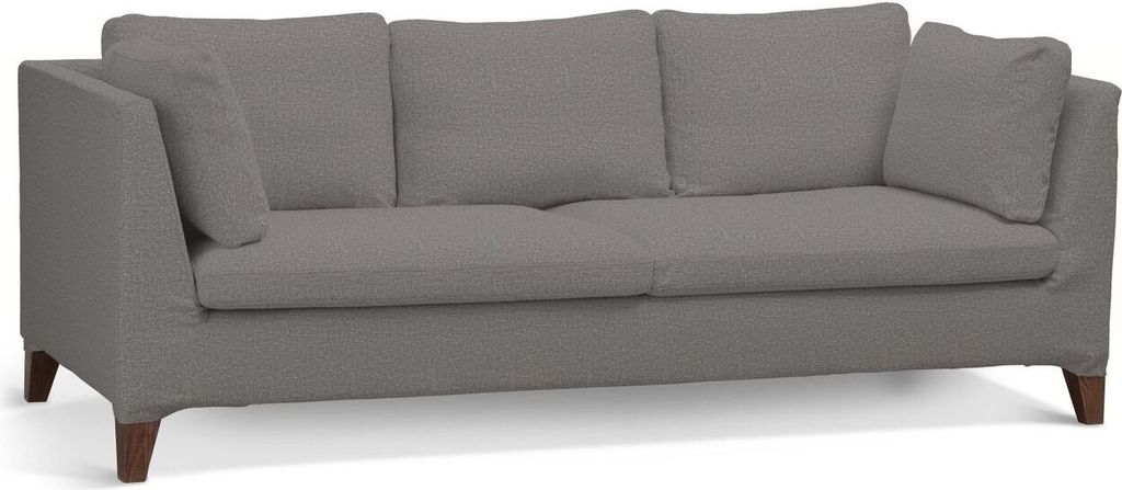 Dekoria Bezug für Stockholm 3-Sitzer Sofa, grau, Stockholm 3-Sitzer