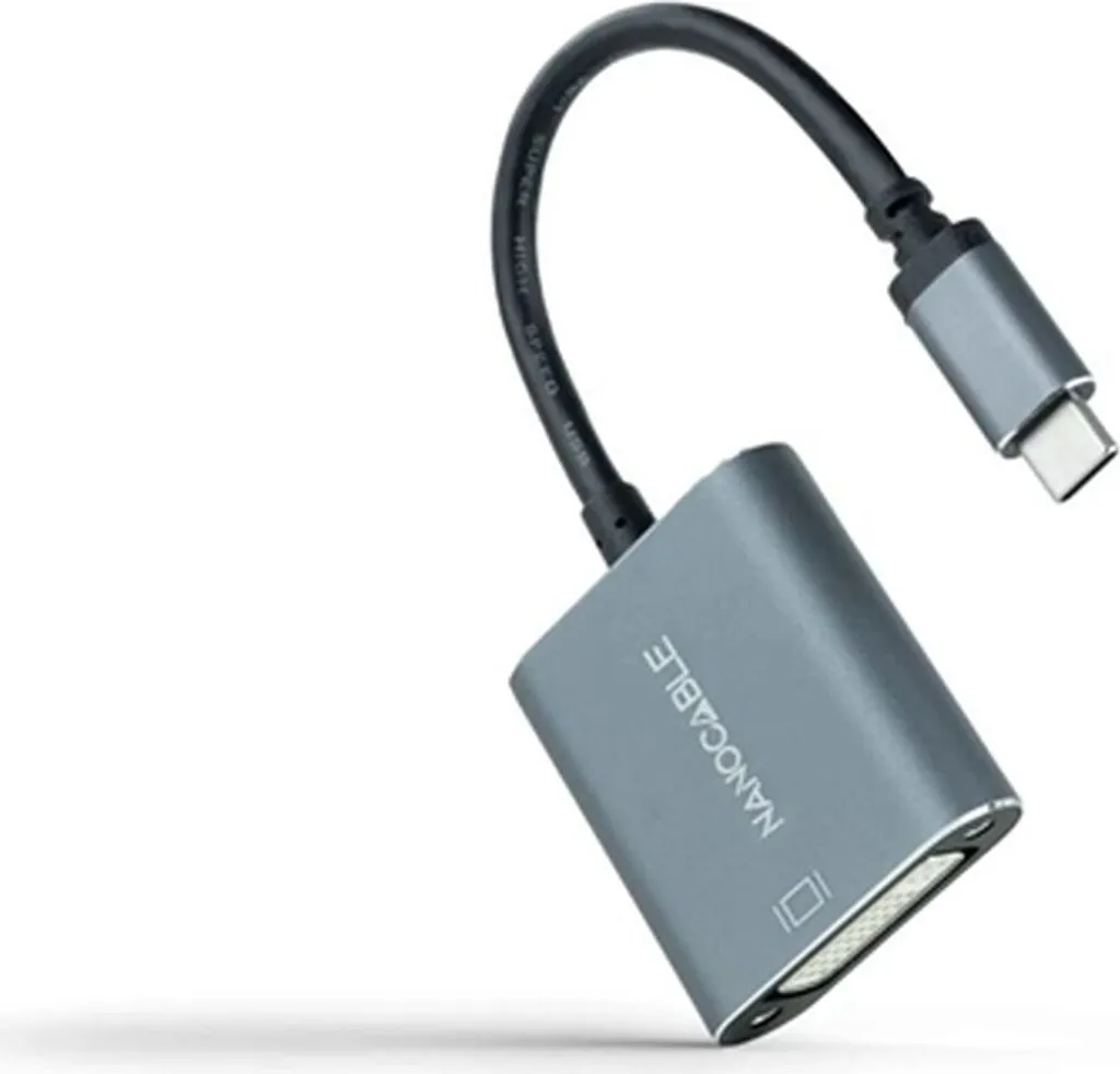 Adattatore Nanocable USB-C a DVI-D 10.16.4103-G - Grigio Siderale
