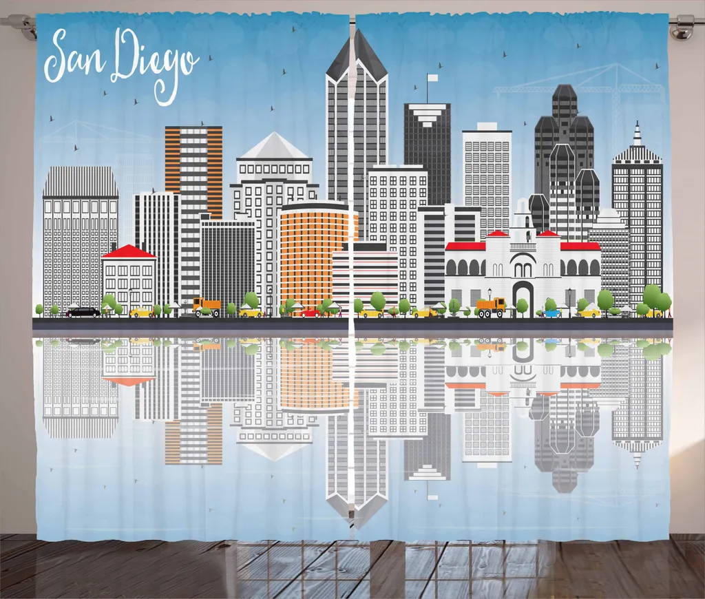 Tenda Abakuhaus San Diego Skyline: Viaggia con lo Sguardo 280x245