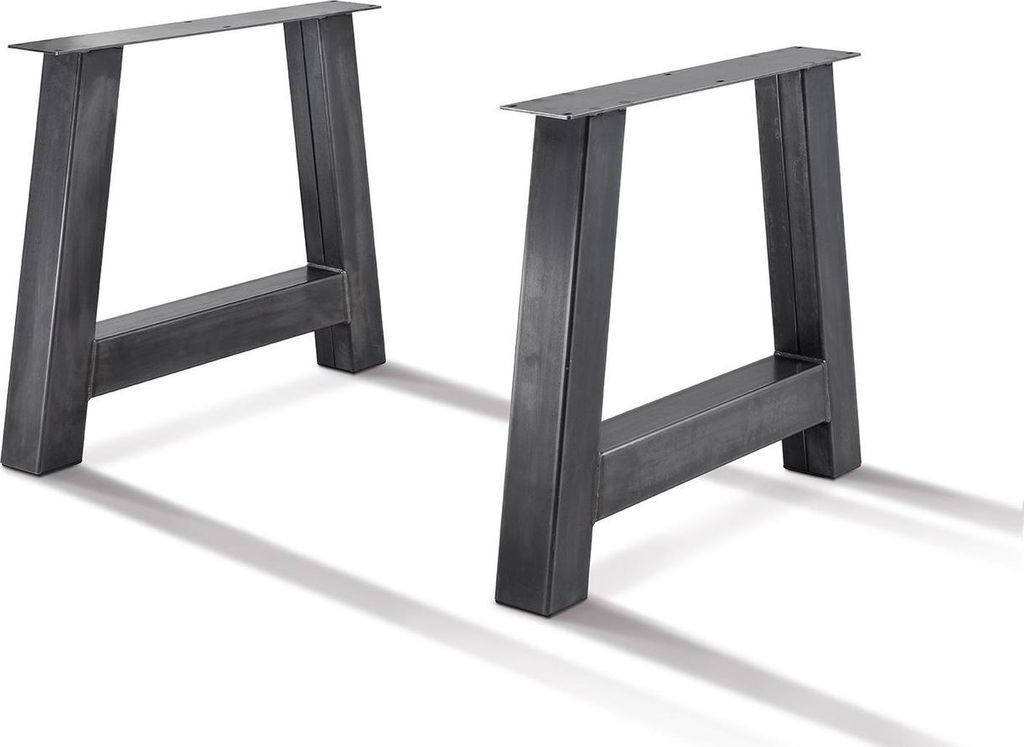 Tischgestell A 84x72 Profil 8x8 Stahl Roh