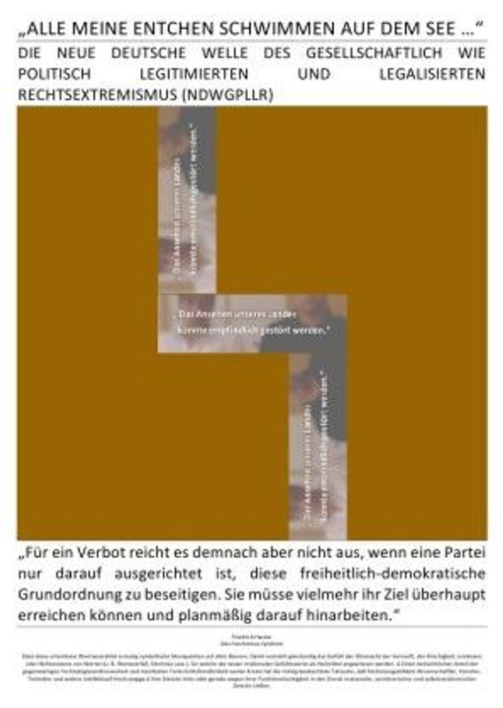 Der Gnadenlose Glaube / "Alle Meine Entchen Schwimmen Auf Dem See ...": Die Neue Deutsche Welle Des Rechtsextrmismus