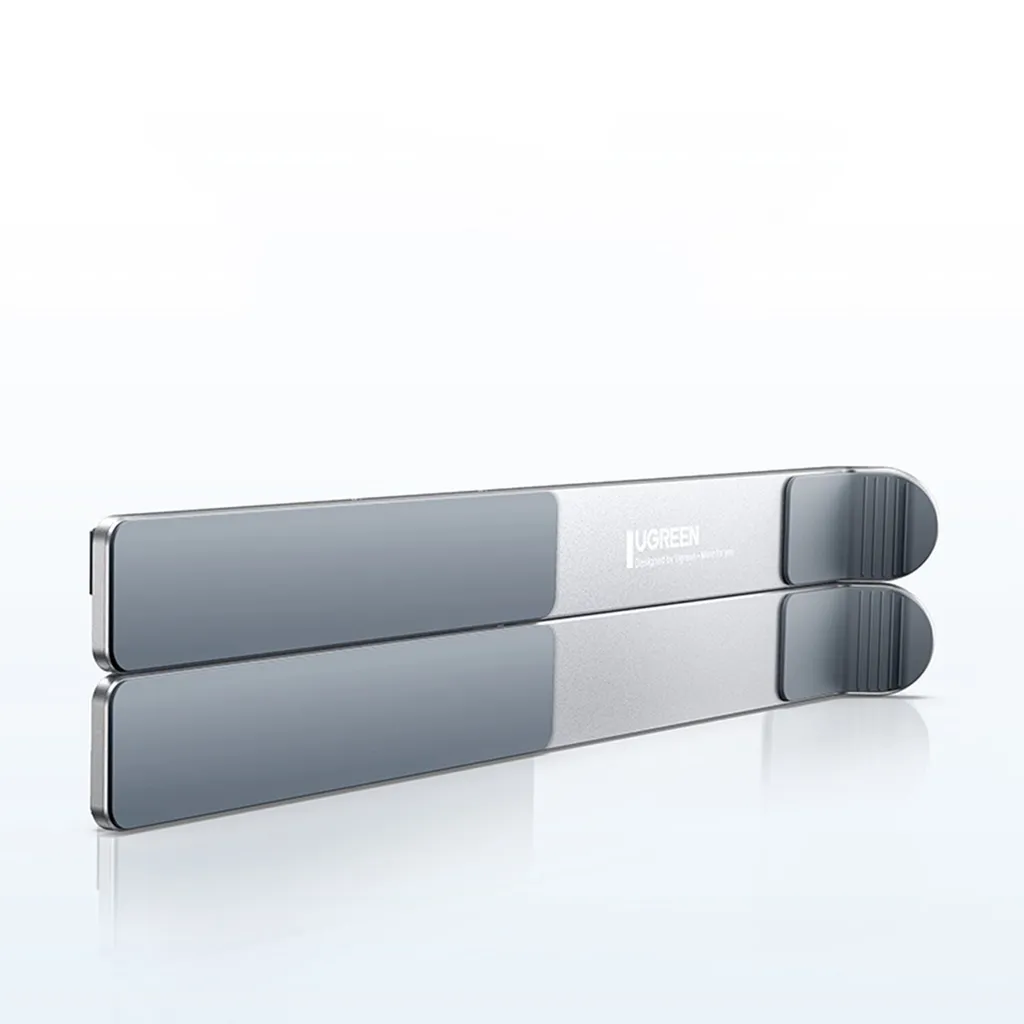 Support PC portable Ugreen LP451 Argenté pliable et réglable en hauteur