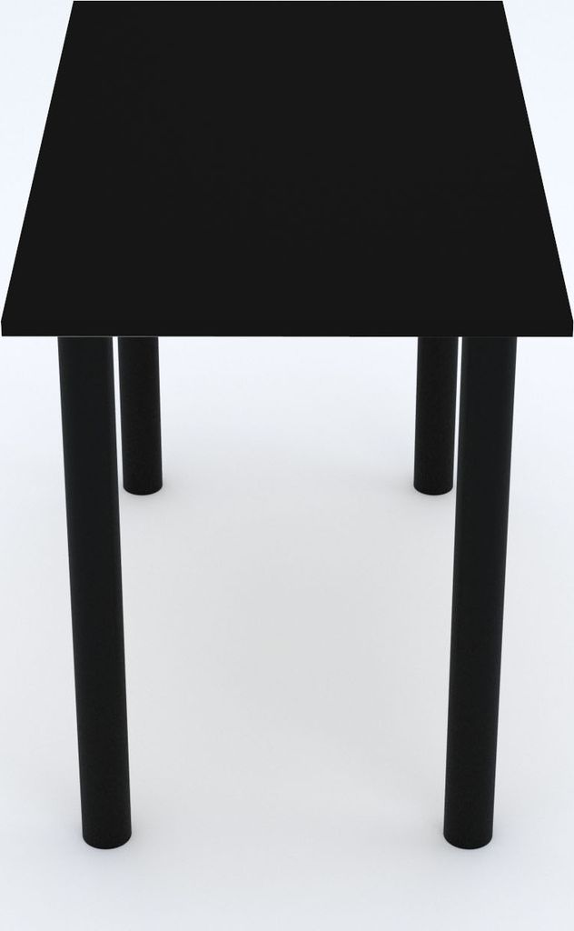 65x65 | Esszimmertisch - Esstisch - Tisch mit SCHWARZEN Produktbild 4