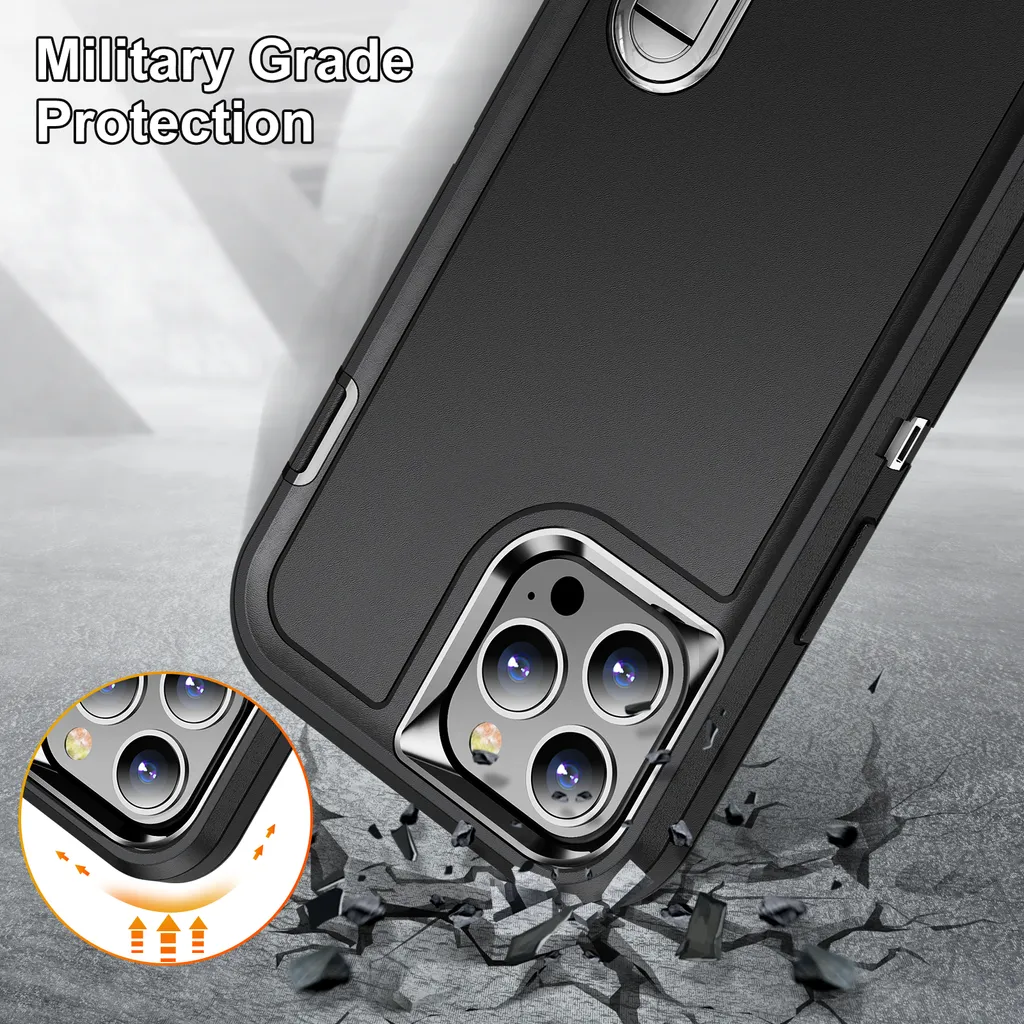 Cover per Apple iPhone 12 PRO Militare Rigida robusta Custodia Anello Supporto