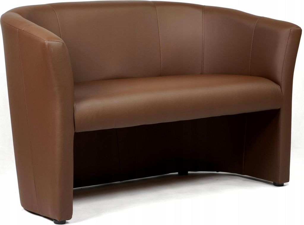 Geronimo | Sofa 2-osobowa - Brązowy - 123x79x69 cm W/H/D - Zdjęcie produktu 