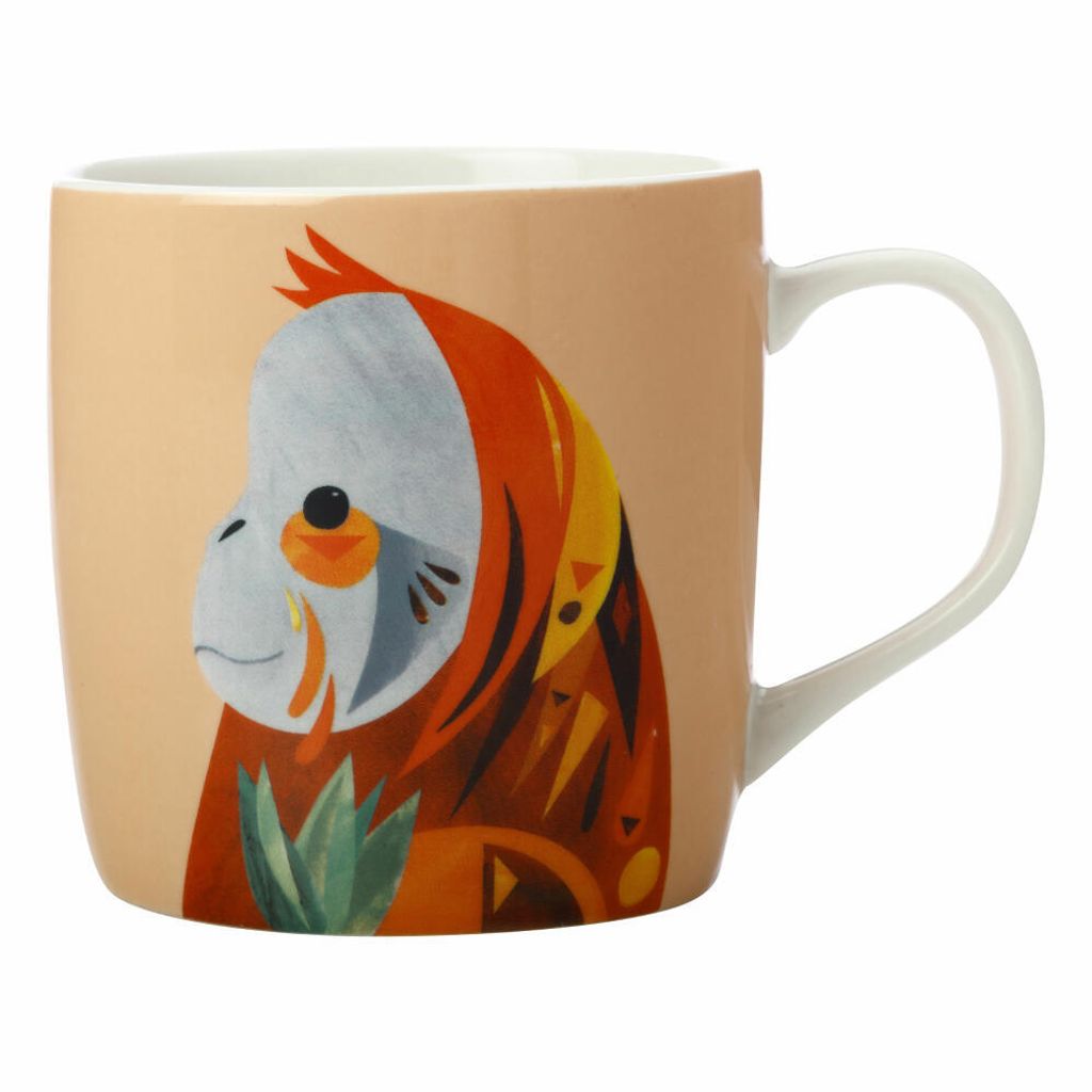 PETE CROMER Becher Orang-Utan, Porzellan, in Geschenkbox Produktbild 