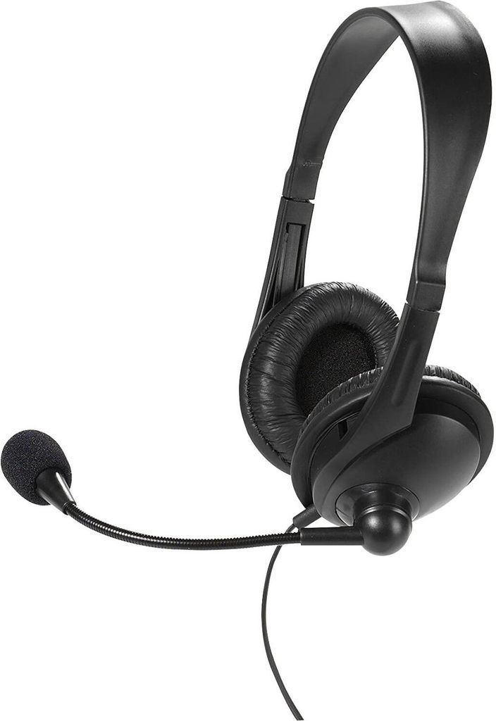 ViVanco 36671, Kabelgebunden, Büro/Callcenter, 20 - 20000 Hz, Kopfhörer, Schwarz