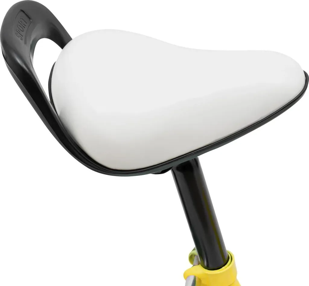Vélo enfant 16 pouces jaune avec stabilisateurs et cadre acier robuste - 10