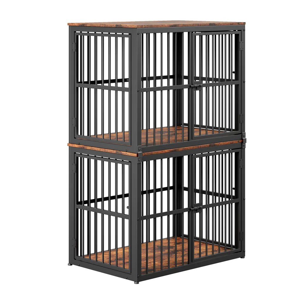 Meuble Cage Chien pour Salon - Solution de Couchage Décorative 84cm - 13