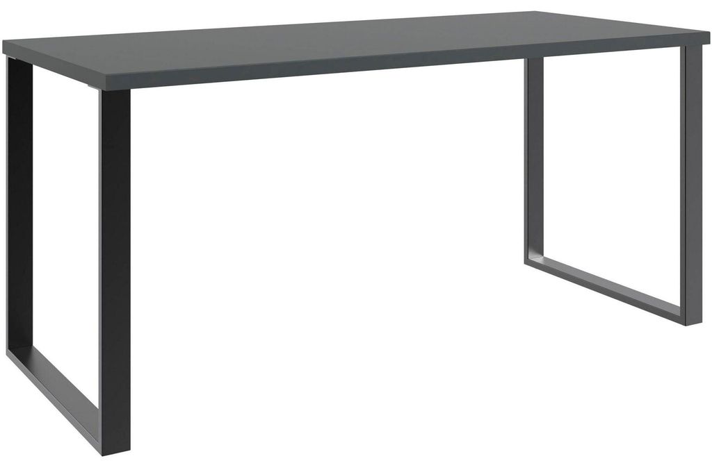 Schreibtisch Home Desk Computertische 159x70x75cm graphit schwarz