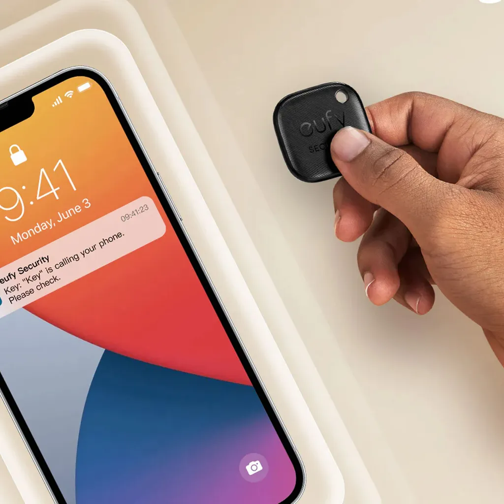 Retrouvez vos Clés Perdues avec eufy SmartTrack Link Noir, Pack de 2