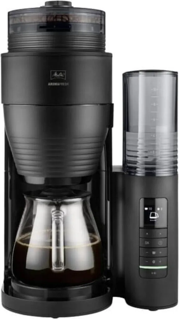 Cafetière programmable Melitta AromaFresh Glas Pro moulin à grains
